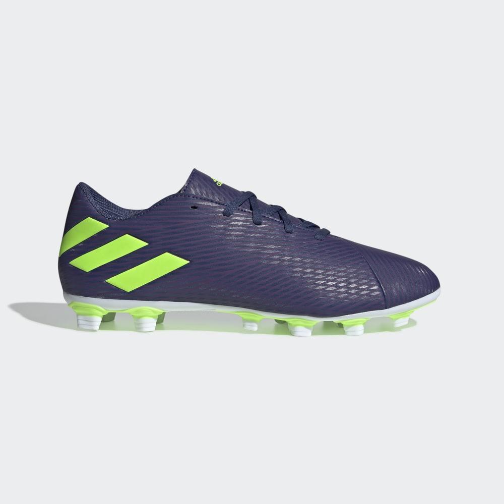 Ghete Fotbal Adidas Nemeziz Messi 19.4 Flexible Ground Barbati Romania - Indigo/Verzi/Violet EF1807